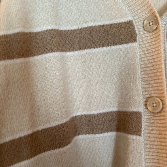 Splendid Brown/Biege Stripe Cardigan. Size M - Picture 4 of 7